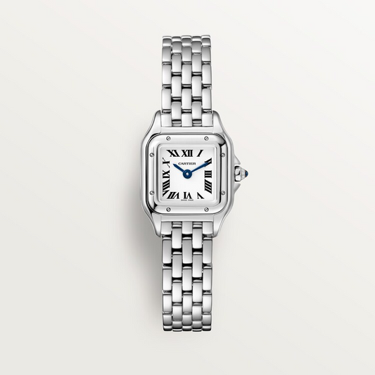 Unworn Cartier Panthère de Cartier Mini, Stainless Steel, 18.5mm x 25.1mm, Ref# WSPN0012, box and papers