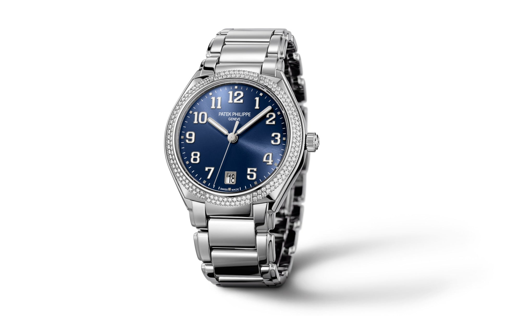 Patek Philippe Twenty~4 Automatic, Stainless Steel with 160 diamonds ~0,77ct, 36mm, Ref# 7300/1200A-001