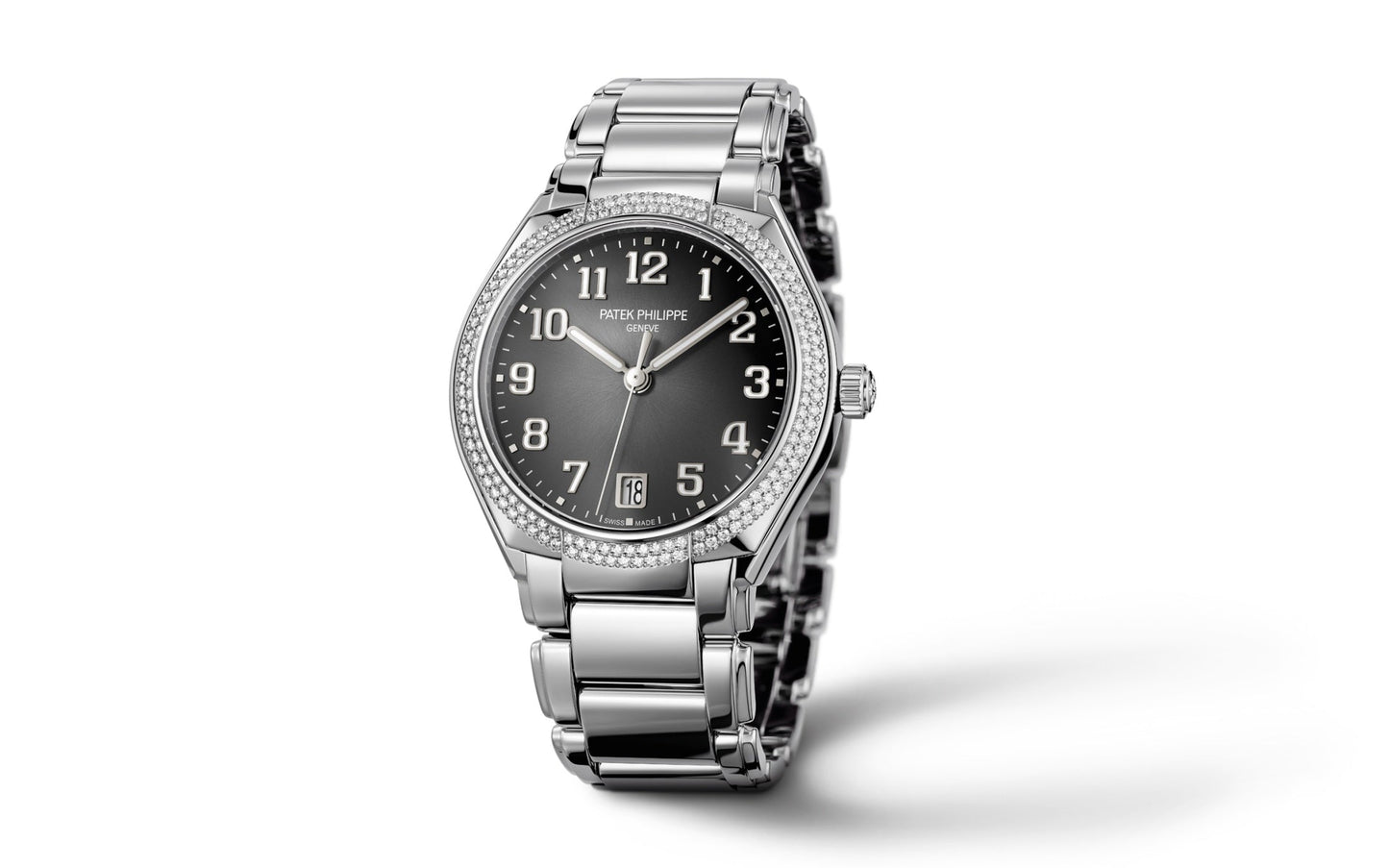 Patek Philippe Twenty~4 Automatic, Stainless Steel with 160 diamonds ~0,77ct, 36mm, Ref# 7300/1200A-010