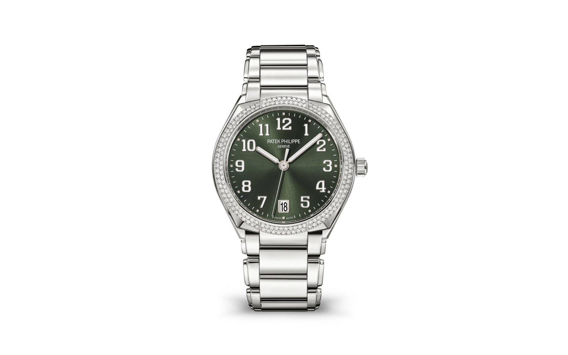 Patek Philippe Twenty~4 Automatic, Stainless Steel with 160 diamonds ~0,77ct, 36mm, Ref# 7300/1200A-011
