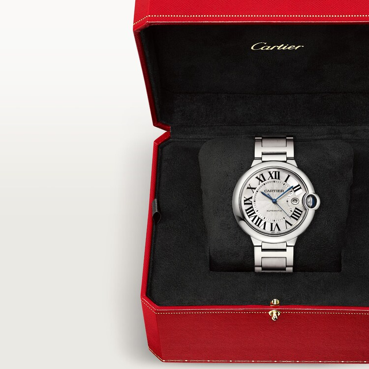 Unworn Cartier Ballon Bleu de Cartier, Stainless Steel, 42mm, Ref# WSBB0049, box and papers