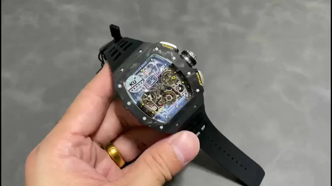 Richard Mille RM11-03 Carbon Automatic Flyback Chronograph Black