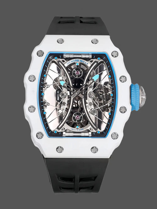 Richard Mille RM 53-01 Pablo MacDonough Skeleton Dial Black Rubber Strap