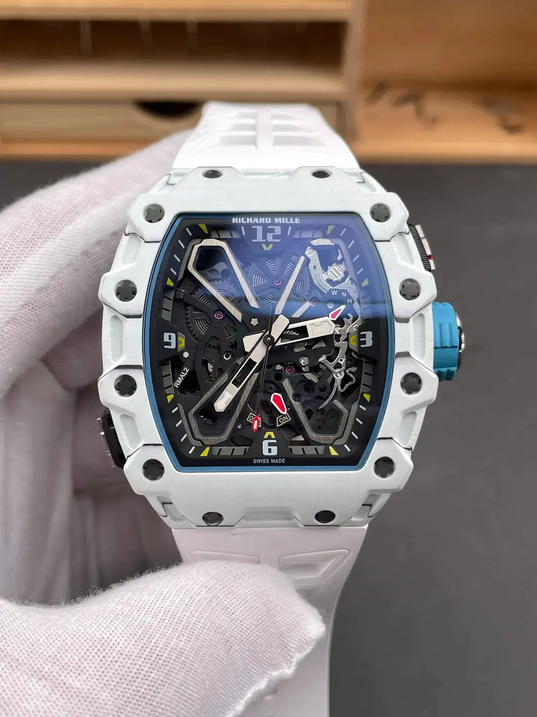 Richard Mille RM 35-03 Rafa Nadal White Carbon Quartz TPT