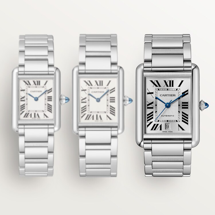Unworn Cartier Tank Must de Cartier, Extra-large Stainless Steel, 41mm x 31mm, Ref# WSTA0053, box and papers
