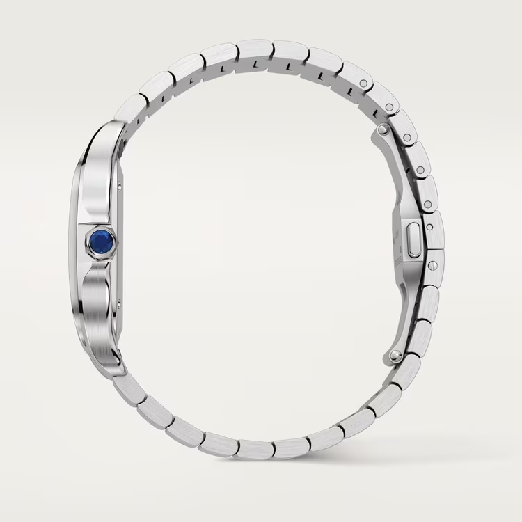 Unworn Cartier Santos de Cartier, Stainless Steel, 39.8mm, Ref# WSSA0064, box and papers