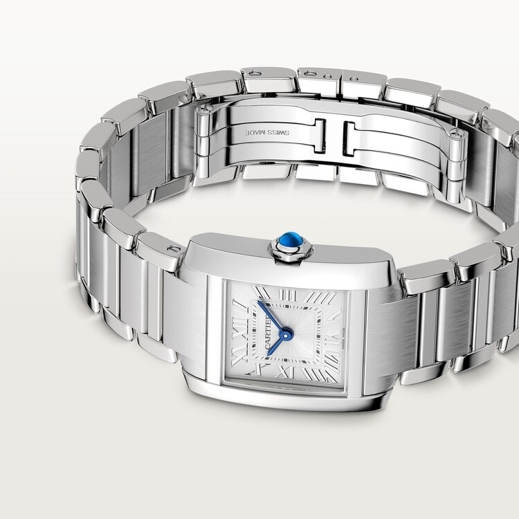 Unworn Cartier Tank Francaise de Cartier, Small Stainless Steel, 25.7mm x 21.2mm, Ref# WSTA0065, box and papers