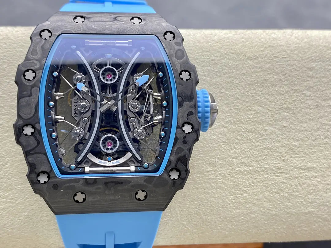 Richard Mille RM 53-01 Tourbillon Pablo Mac Donough Blue Rubber Strap