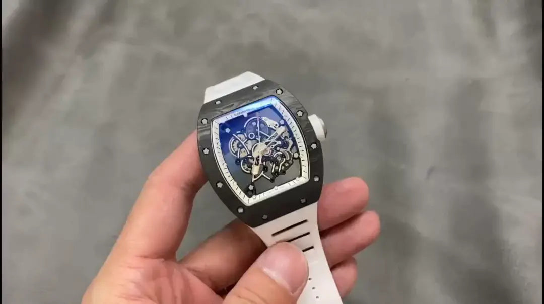 Richard Mille RM 055 “Bubba Watson” featuring a black NTPT carbon fiber case