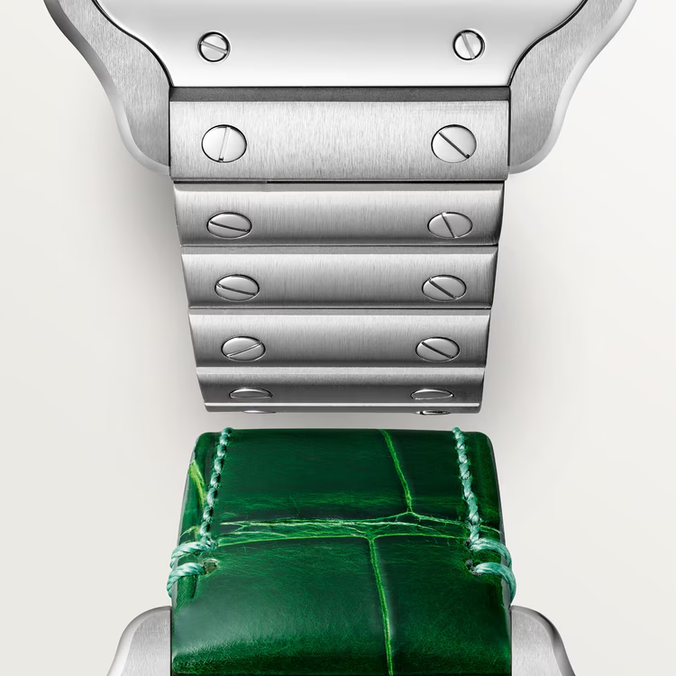 Unworn Cartier Santos de Cartier, Stainless Steel, 41.9mm x 35.1mm, Ref# WSSA0061, box and papers