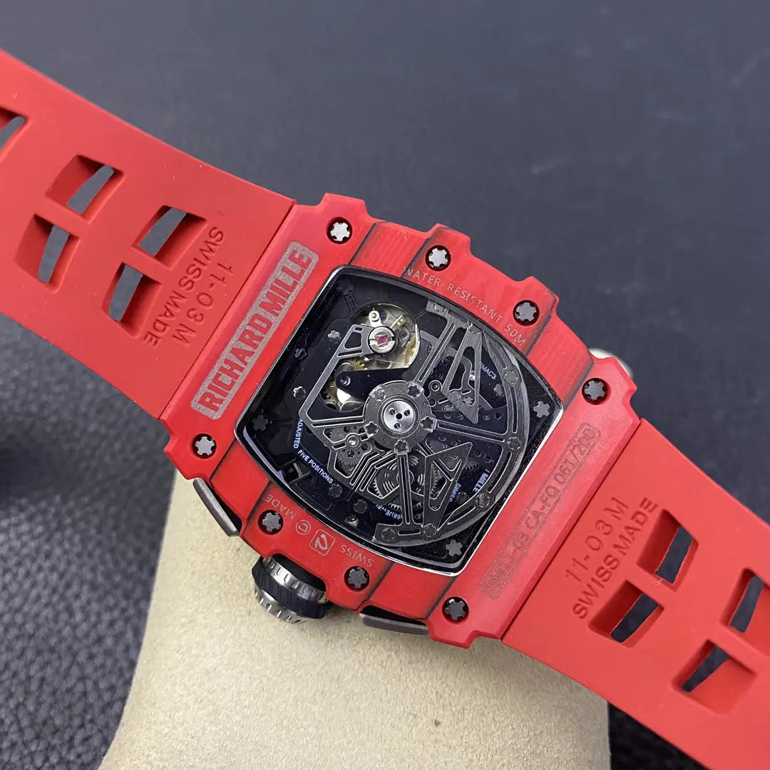 Richard Mille RM 11-03 Automatic Flyback Chronograph Red TPT Titanium