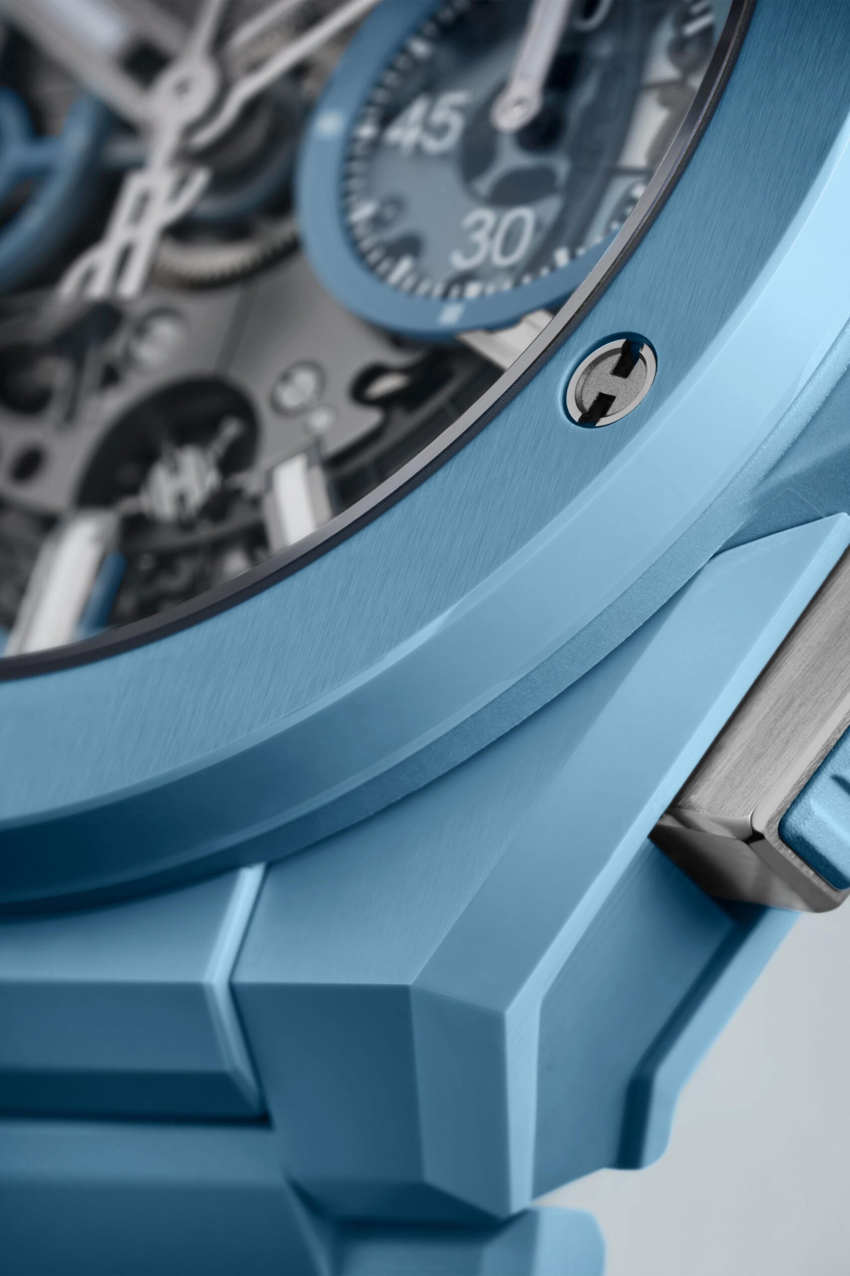 Hublot Big Bang INTEGRATED SKY BLUE CERAMIC, 42mm, Ref# 451.EX.5120.EX, Unworn 2025