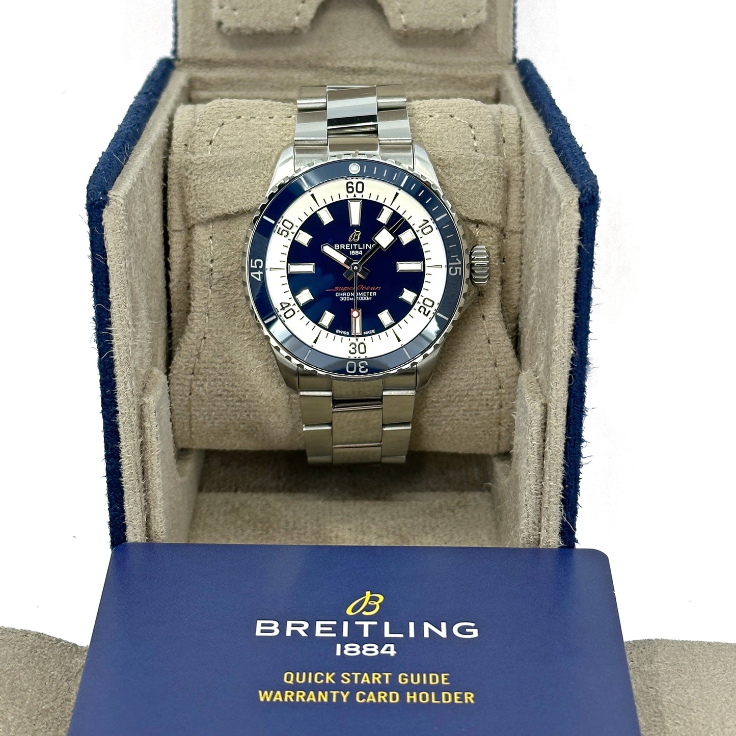 Breitling Superocean Automatic Ref# A17375E71C1A1, box and papers