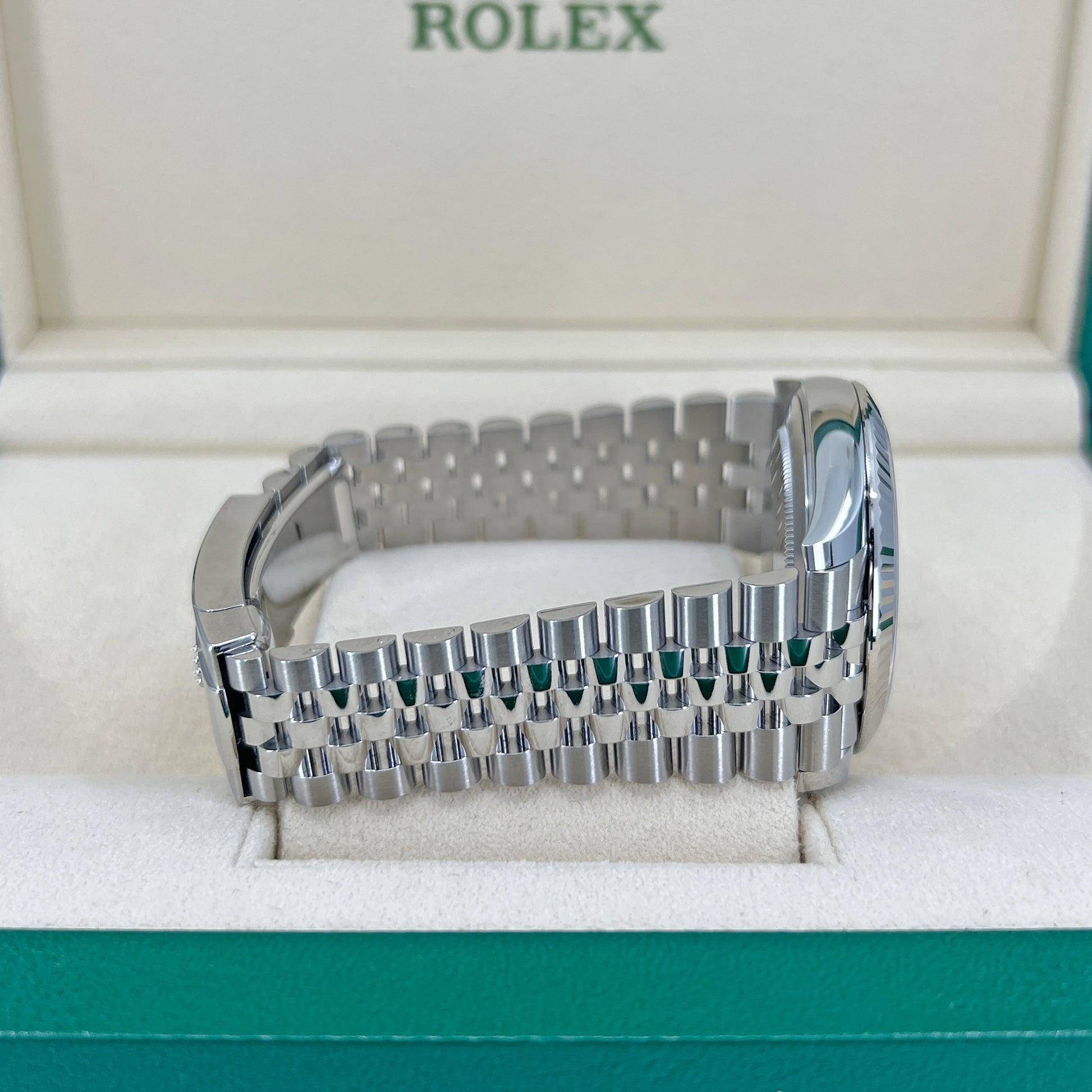 Rolex Datejust 41 Oystersteel and 18K White Gold 41 mm White Dial,  Ref# 126334-0010