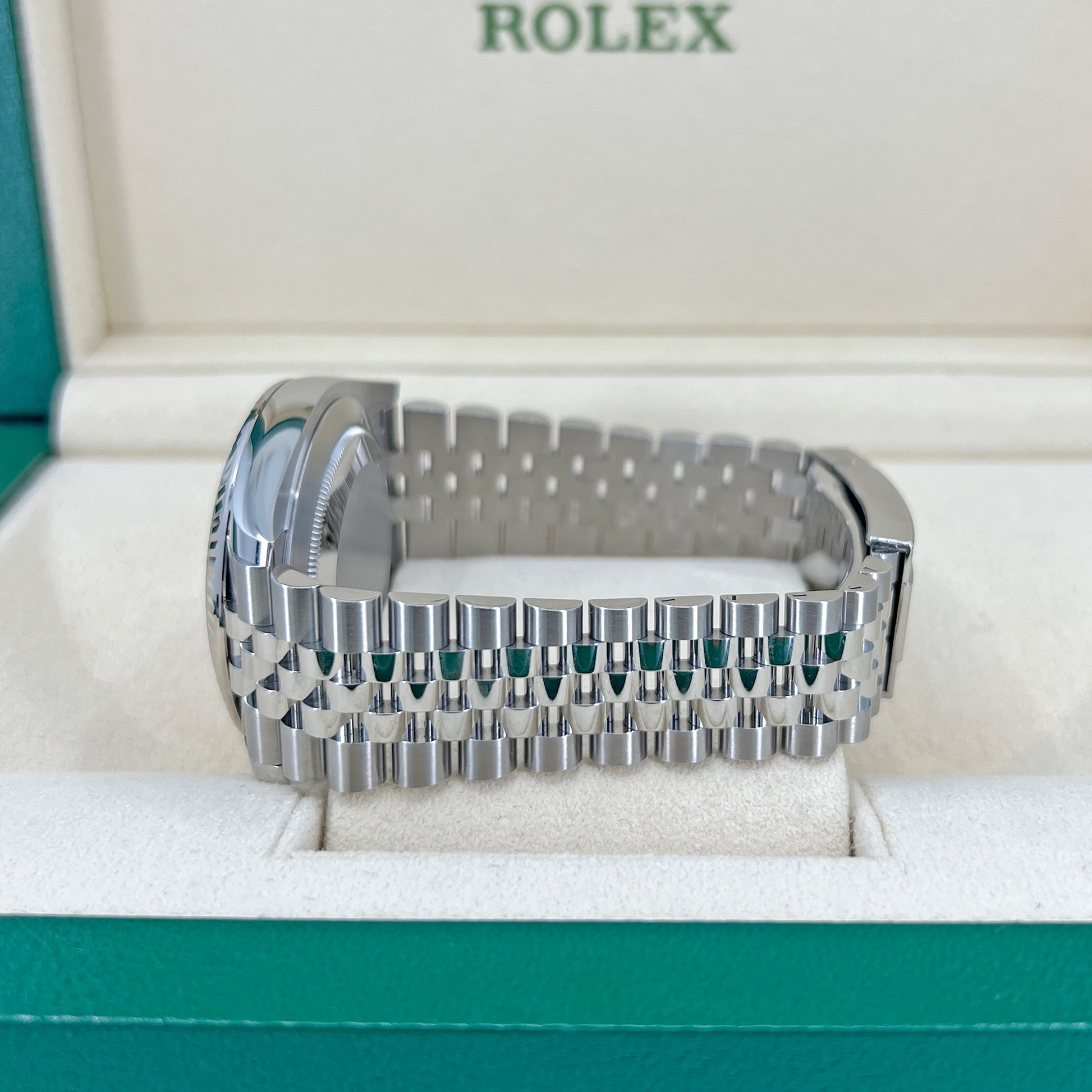 Rolex Datejust 41 Oystersteel and 18K White Gold 41 mm White Dial,  Ref# 126334-0010