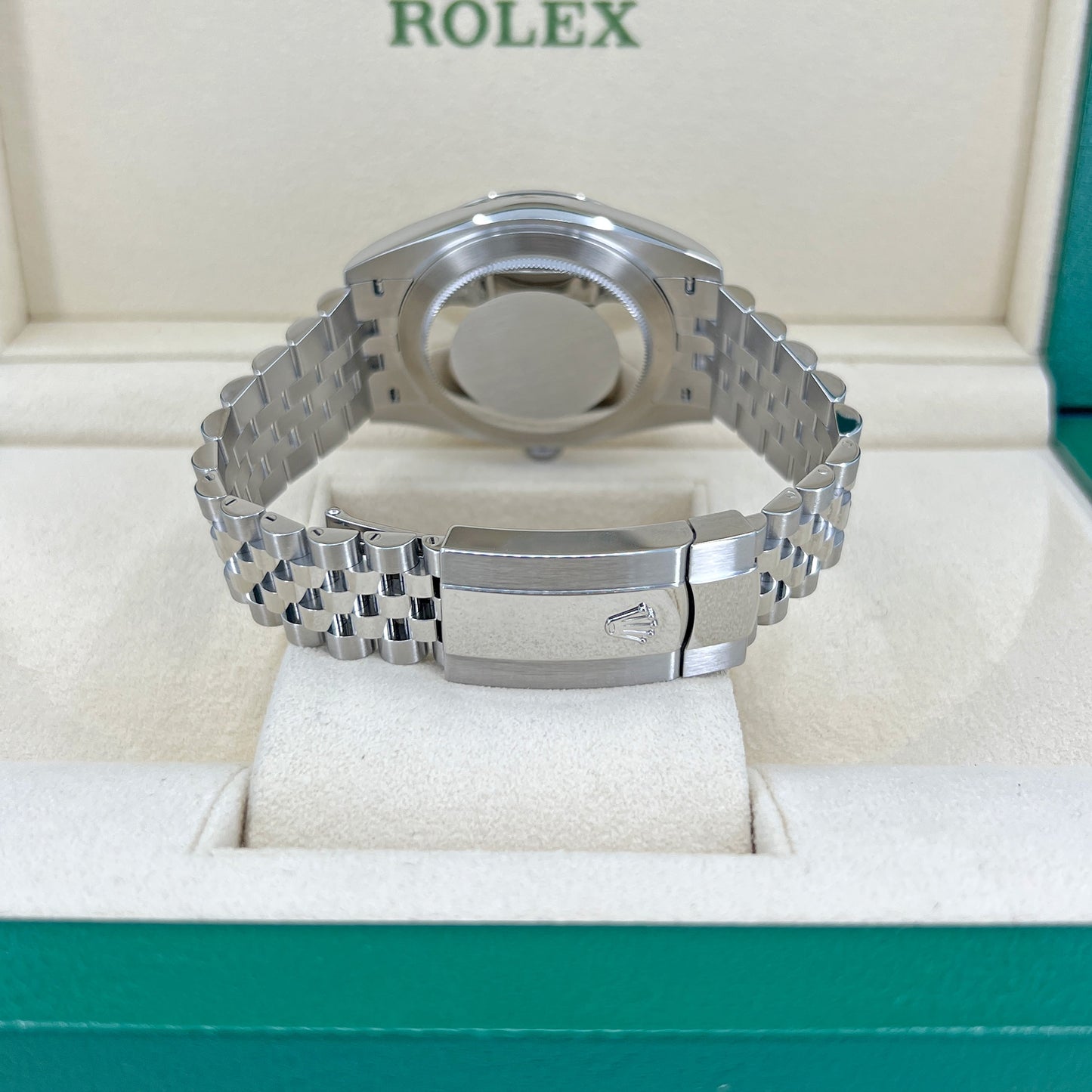 Rolex Datejust 41 Oystersteel and 18K White Gold 41 mm White Dial,  Ref# 126334-0010