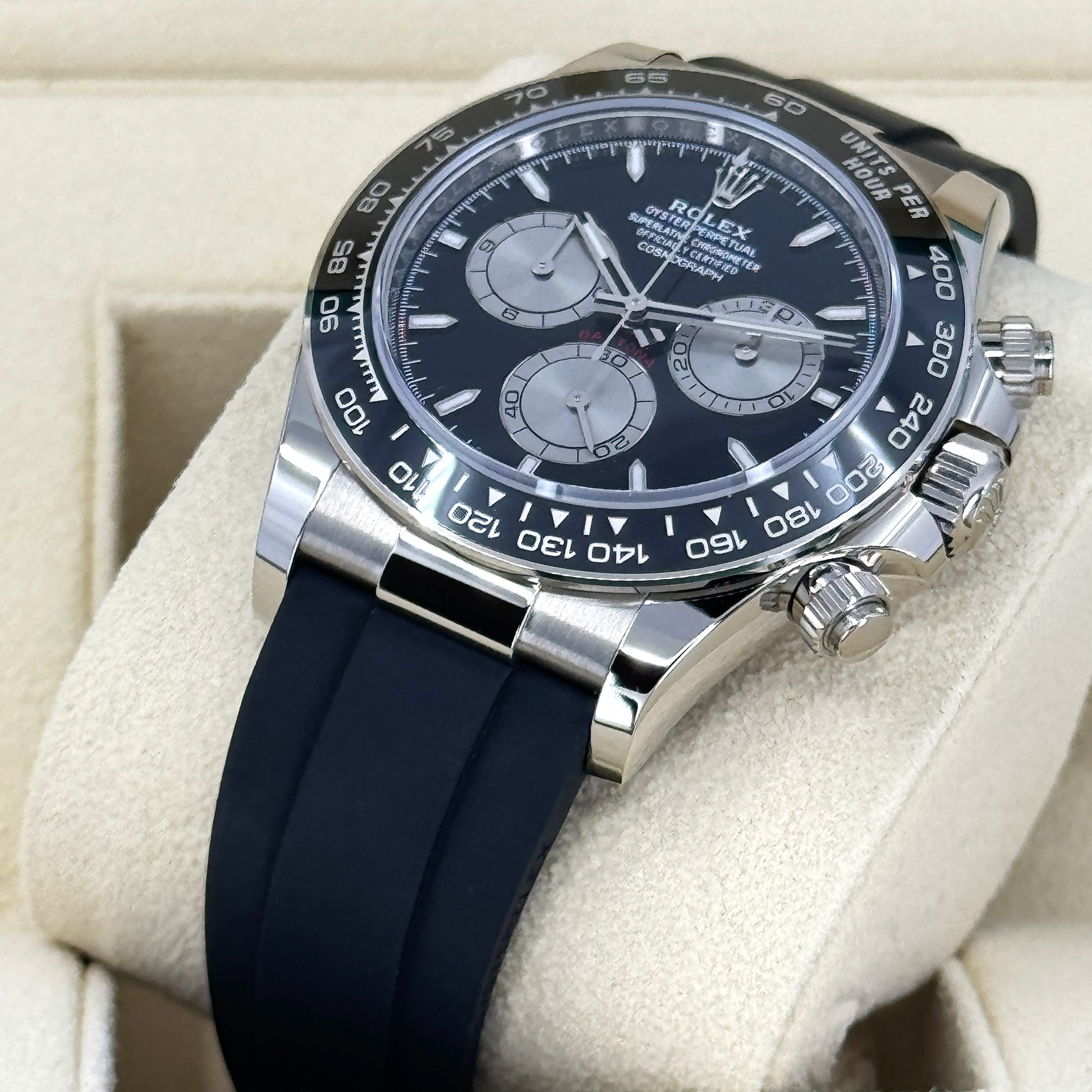 Rolex Cosmograph Daytona 40mm, 18k White Gold, Ref# 126519ln-0002