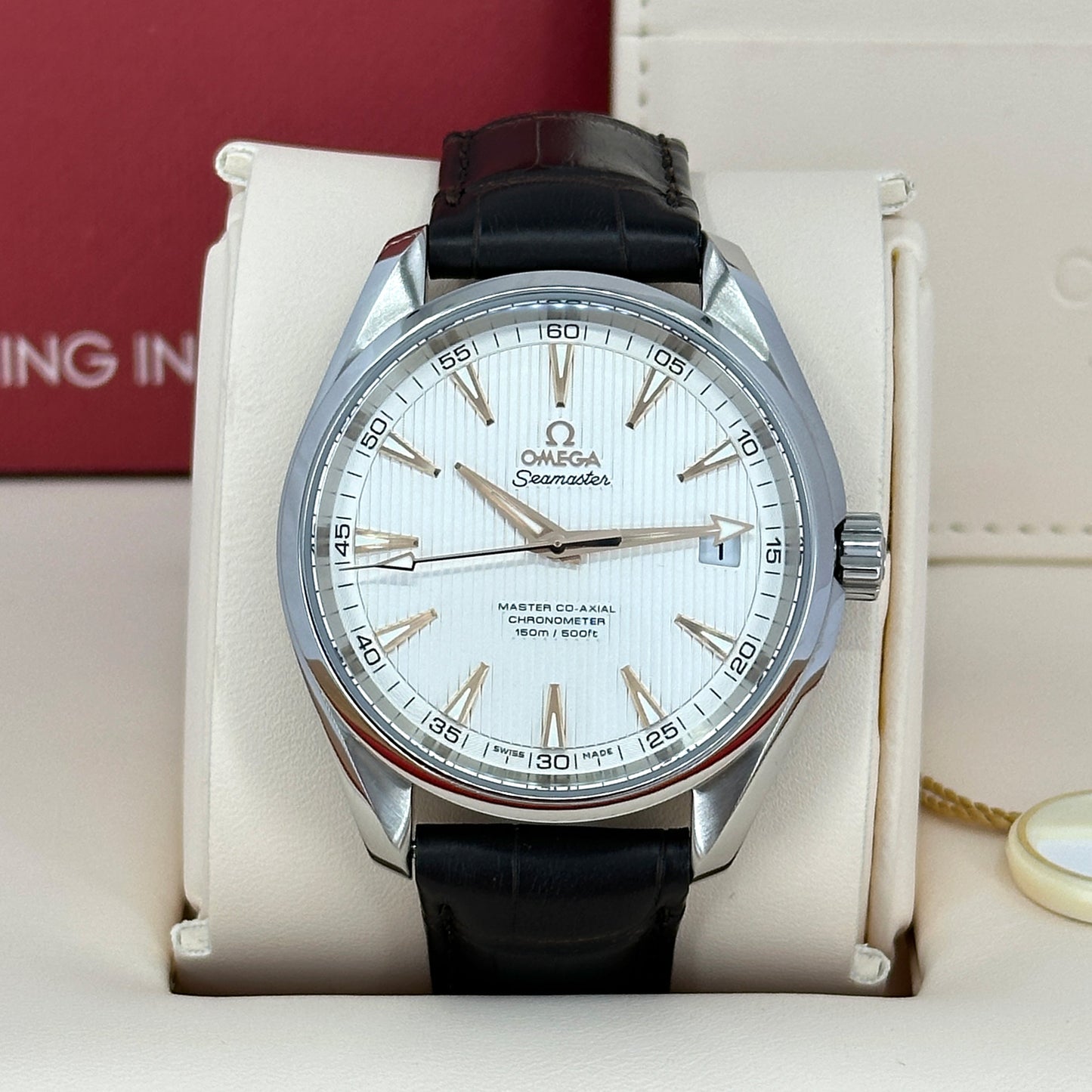 Pre-owned Omega Seamaster Aqua Terra 150m 41.5mm 231.13.42.21.02.003 Complete, 2019