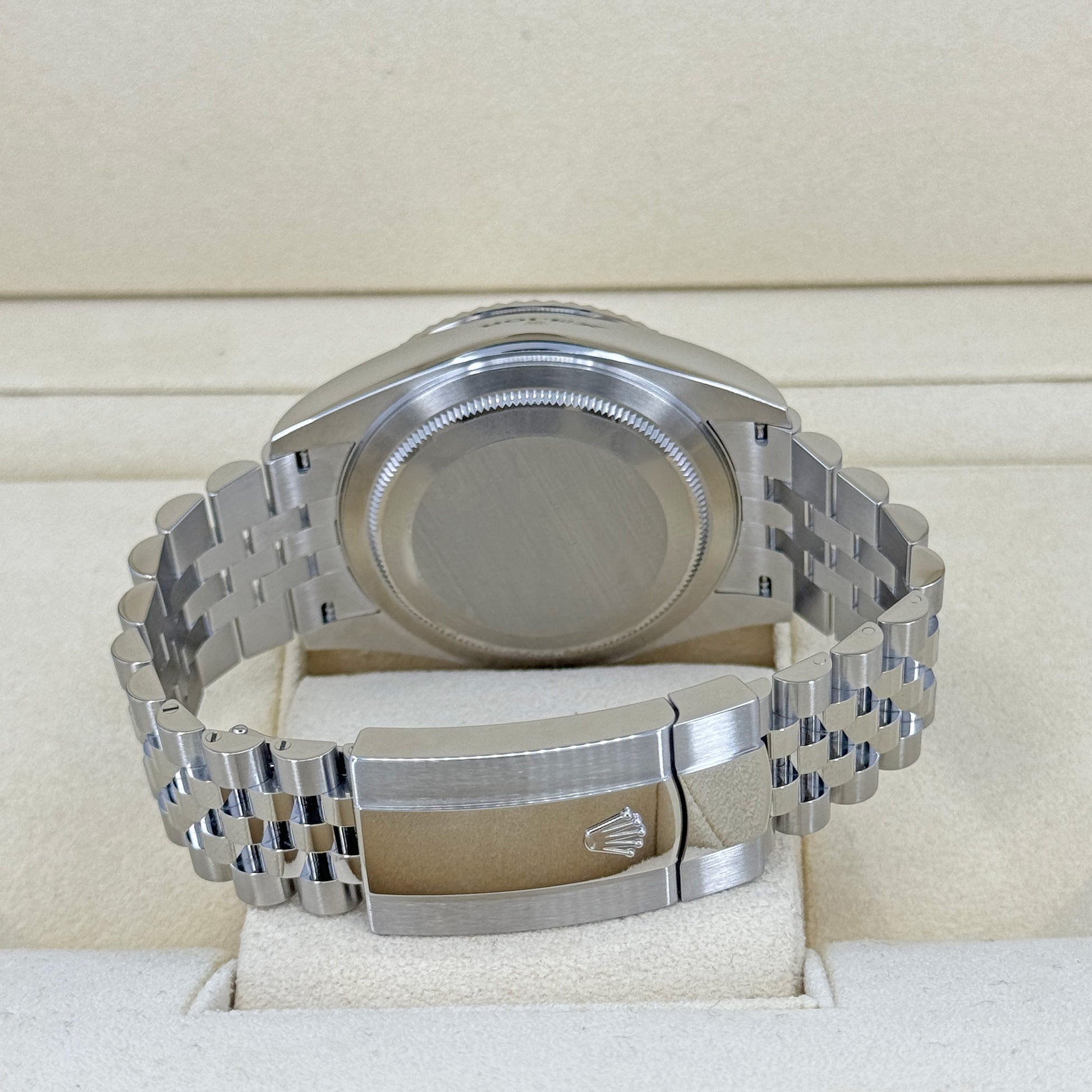 Rolex Sky-Dweller, 42mm, Oystersteel and 18k White Gold, White, Jubilee, Ref# 336934-0004