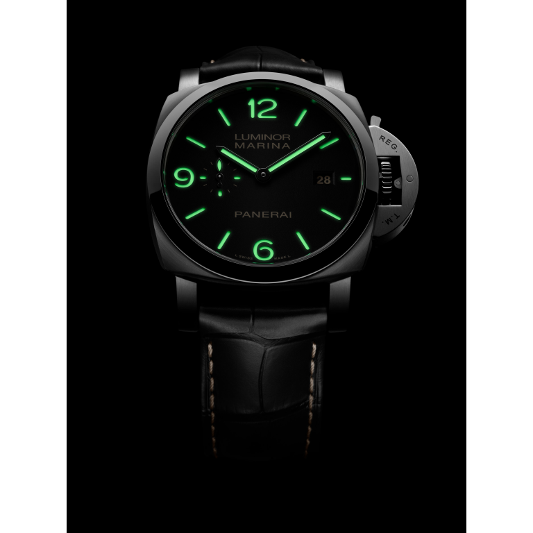 Unworn, Panerai Luminor Marina, 44mm, Stainless Steel, Ref# PAM03312, box and papers