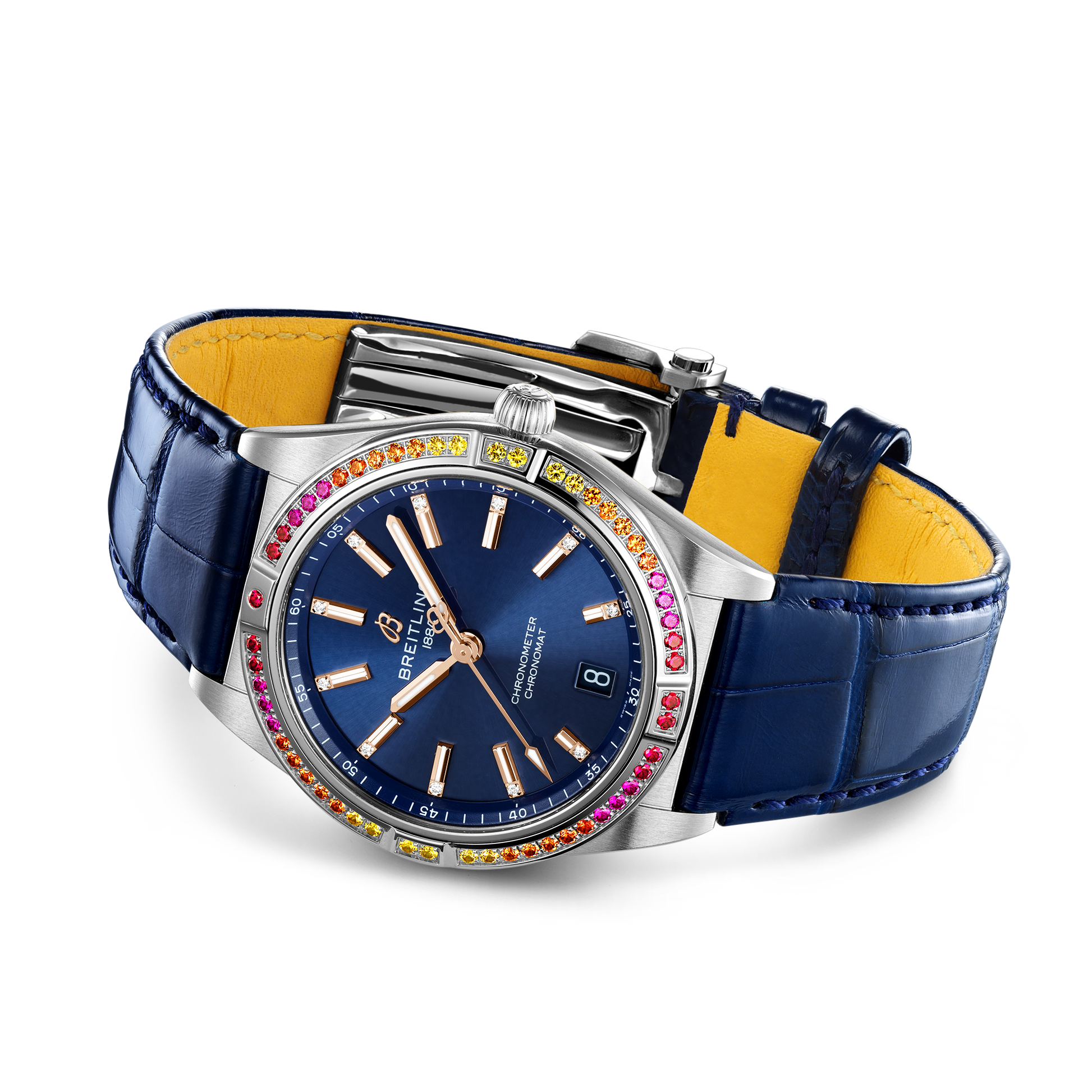 Breitling Chronomat Automatic 36 South Sea, Stainless Steel, Diamonds and Gem, Ref# A10380611C1P1, Unworn 2024