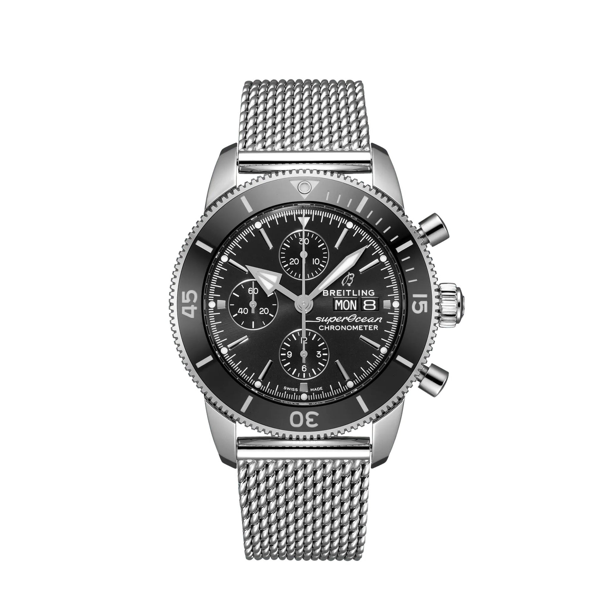 Breitling Superocean Heritage Chronograph 44, Ref# A13313121B1A1, box and papers