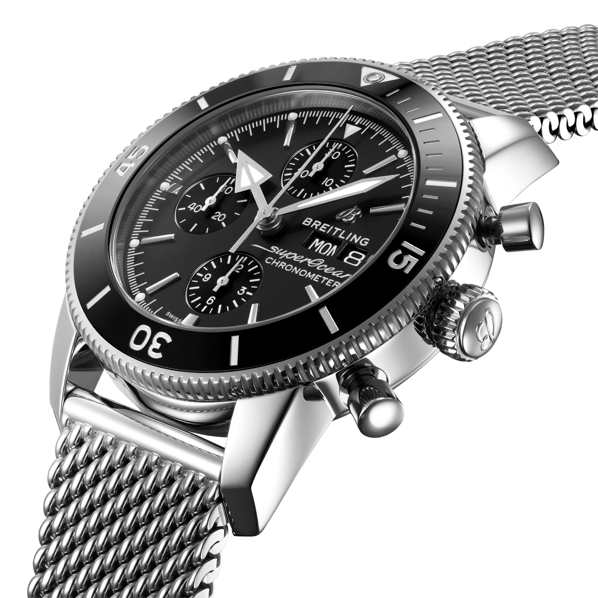 Breitling Superocean Heritage Chronograph 44, Ref# A13313121B1A1, box and papers
