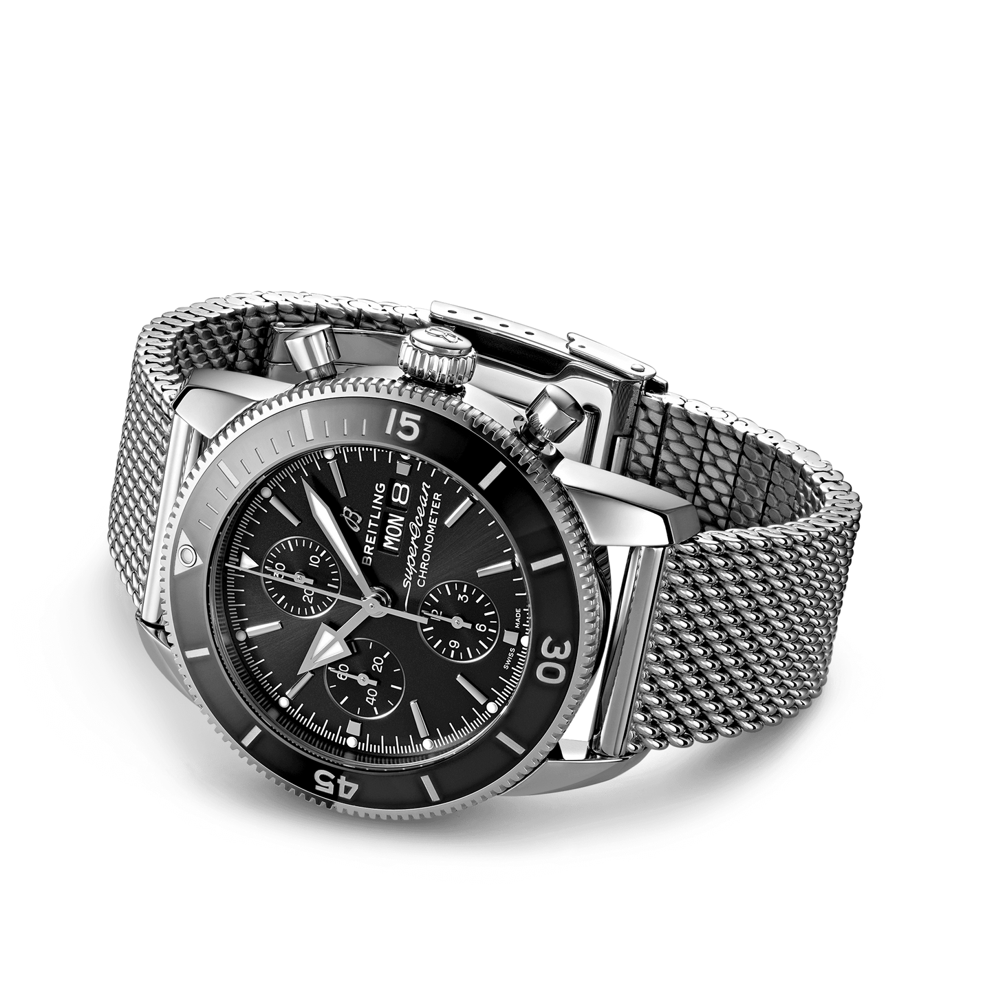 Breitling Superocean Heritage Chronograph 44, Ref# A13313121B1A1, box and papers