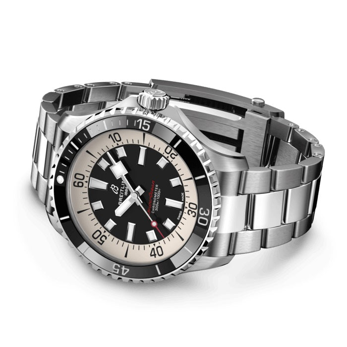 Breitling Superocean Automatic 44, Ref# A17376211B1A1, box and papers