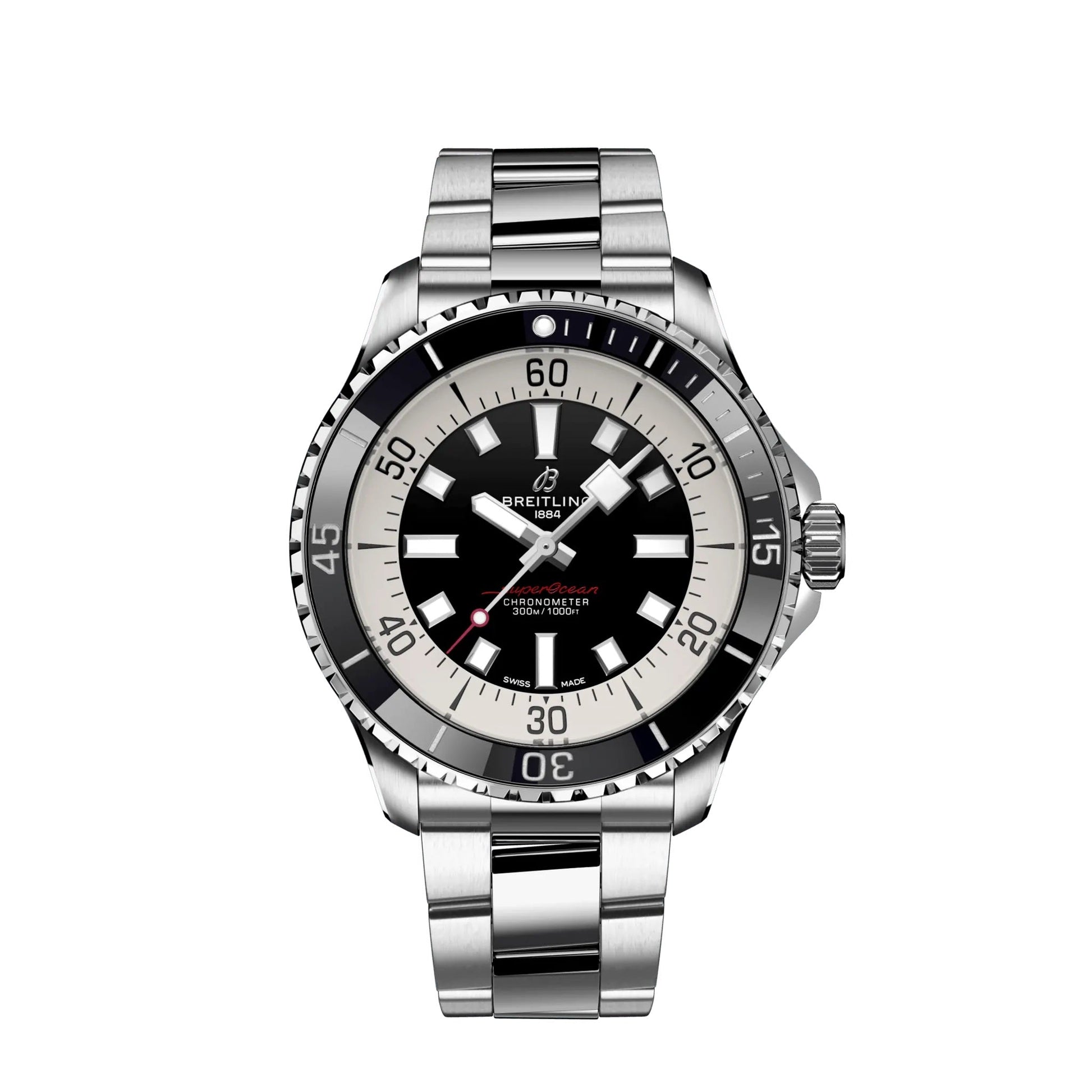 Breitling Superocean Automatic 44, Ref# A17376211B1A1, box and papers