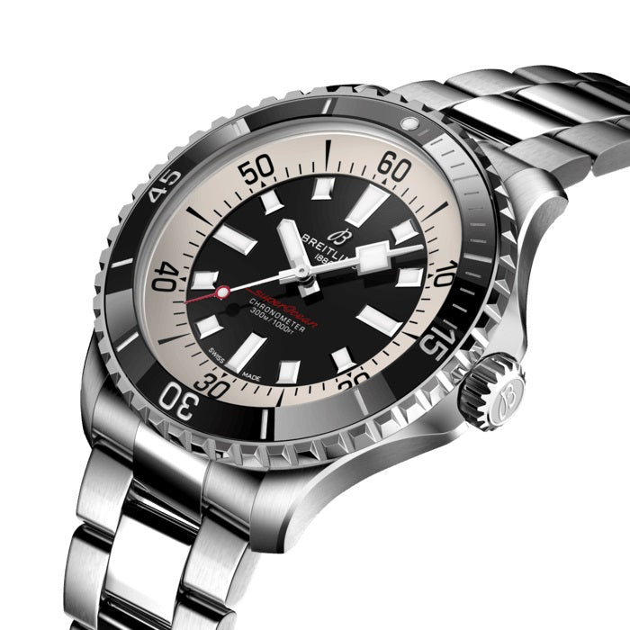 Breitling Superocean Automatic 44, Ref# A17376211B1A1, box and papers