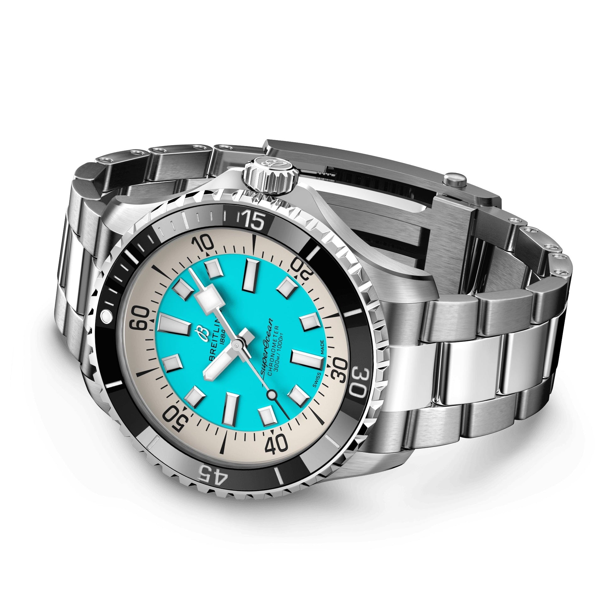 Breitling Superocean Automatic 44,  Stainless steel, Ref# A17376211L2A1, Unworn 2024