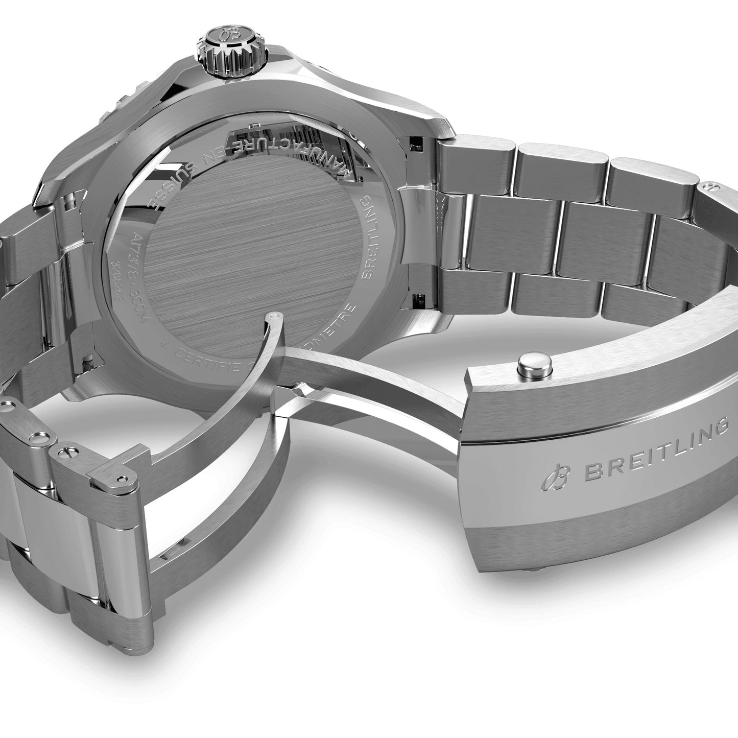 Breitling Superocean Automatic 46, Stainless steel, Ref# A17378E71C1A1, Unworn 2024