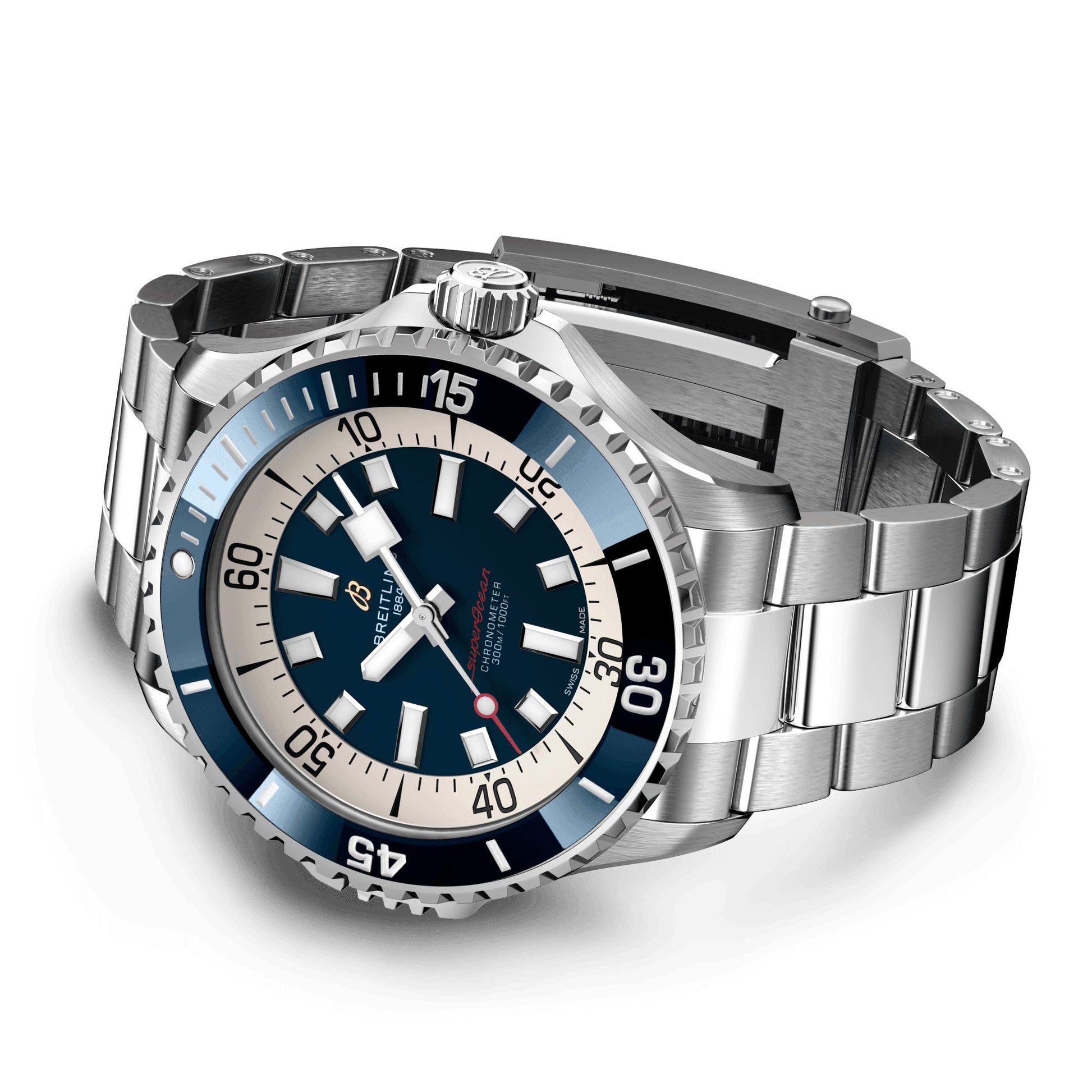 Breitling Superocean Automatic 46, Stainless steel, Ref# A17378E71C1A1, Unworn 2024