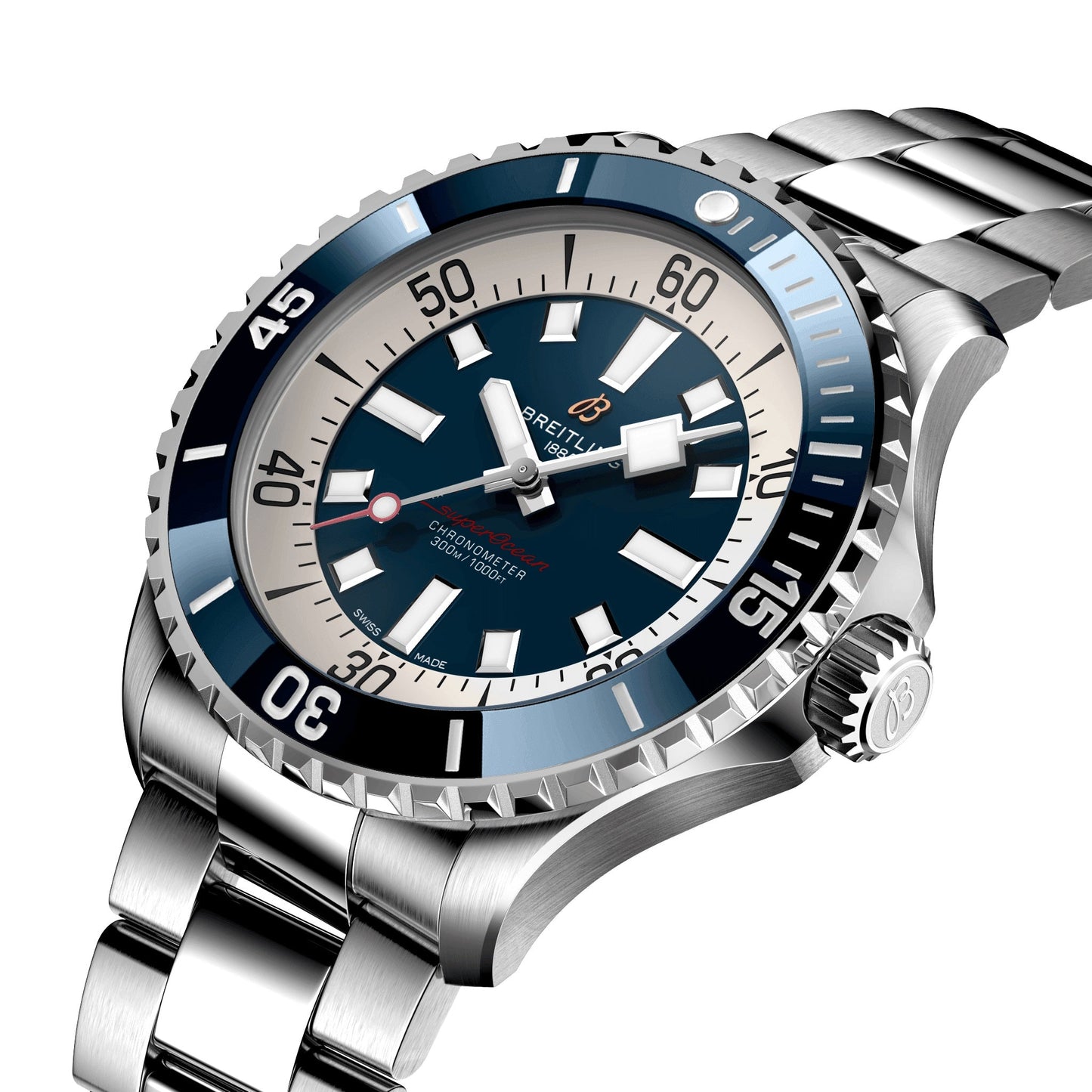 Breitling Superocean Automatic 46, Stainless steel, Ref# A17378E71C1A1, Unworn 2024