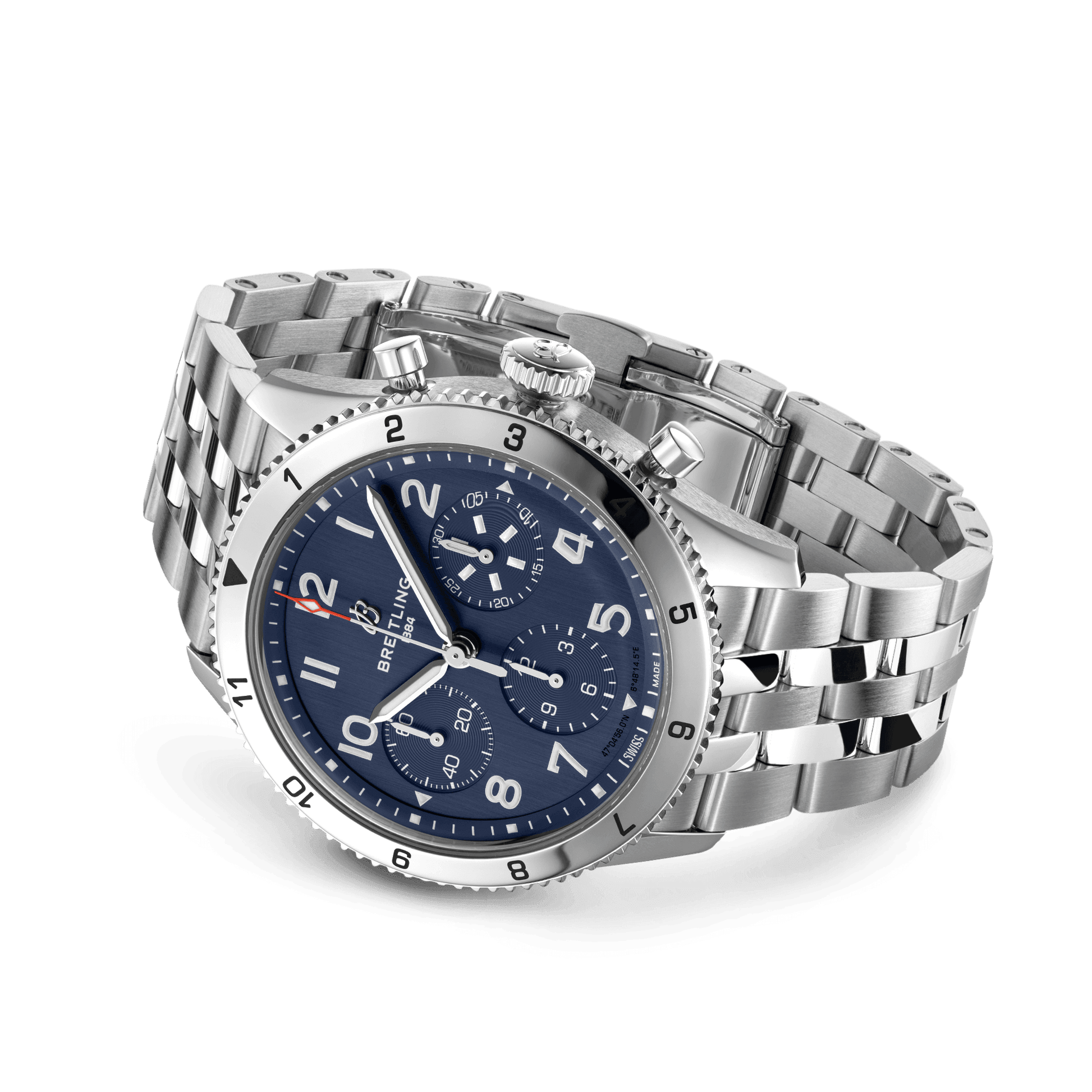 Breitling Classic AVI Chronograph 42 Tribute to Vought F4U Corsair, Stainless Steel, Ref# A233801A1C1A1, Unworn 2024