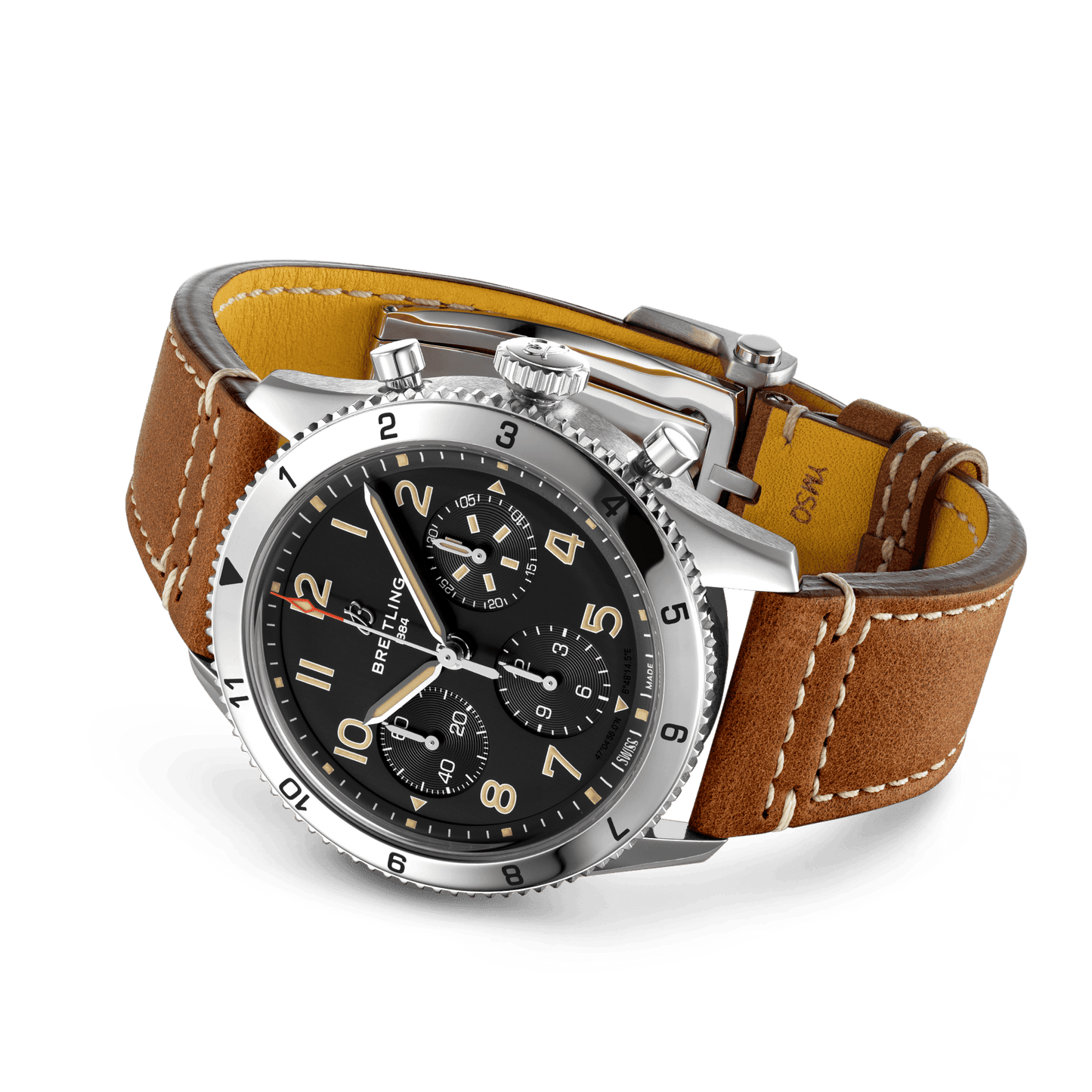 Breitling Classic AVI Chronograph 42 P-51 Mustang, Stainless Steel, Ref# A233803A1B1X1, Unworn 2024