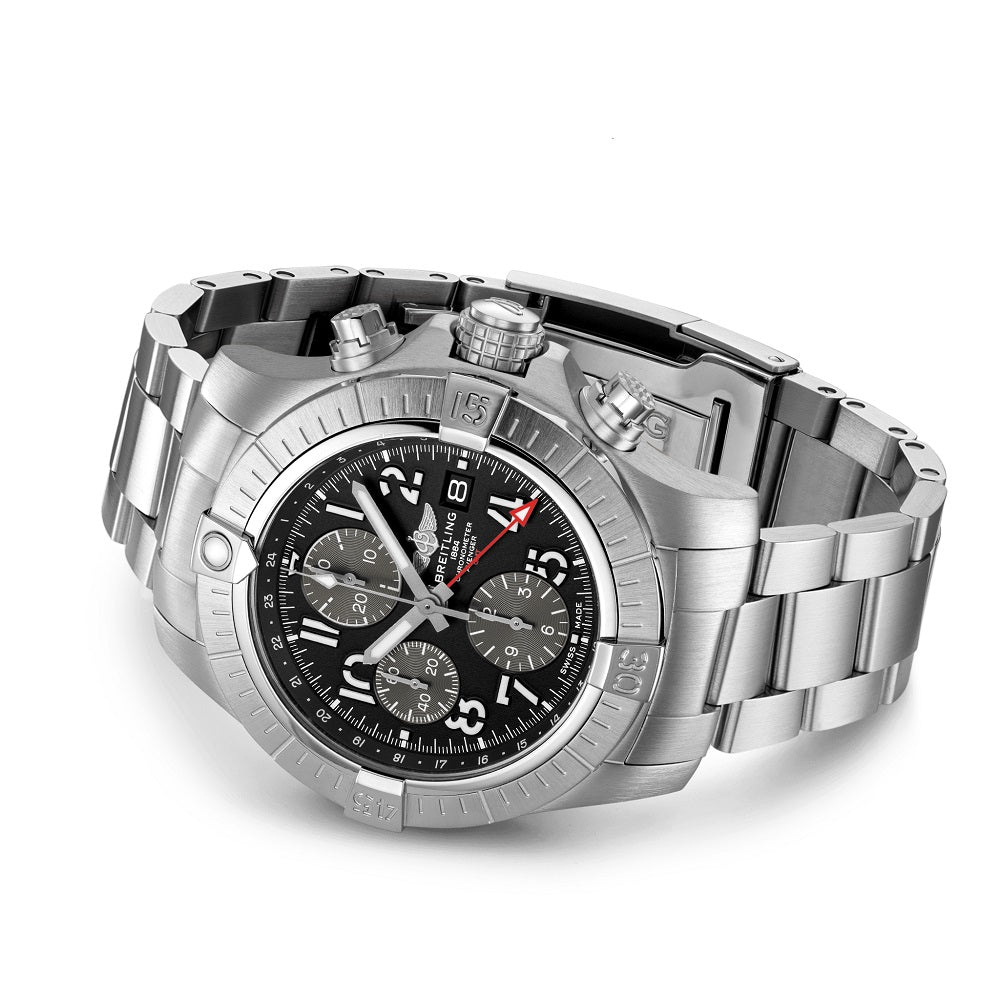Breitling Avenger Chronograph GMT 45, Stainless Steel, Ref# A24315101B1A1, Unworn 2024
