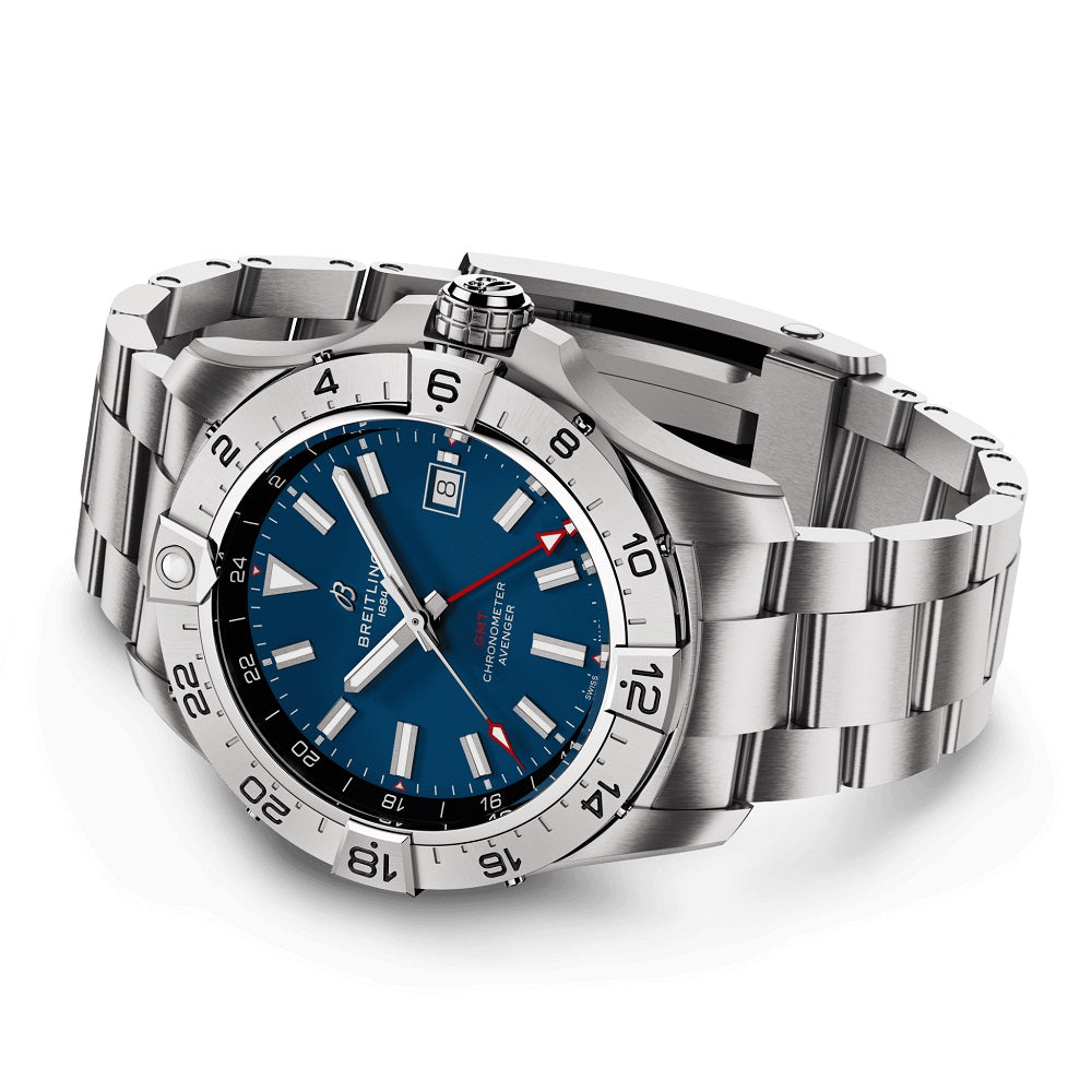 Breitling Avenger Automatic GMT 44, Stainless Steel, Ref# A32320101C1A1, Unworn 2024