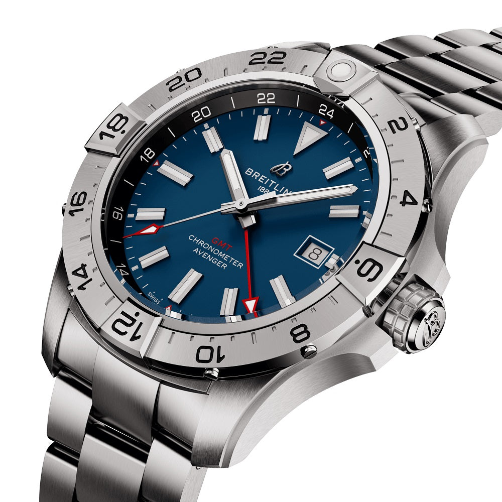 Breitling Avenger Automatic GMT 44, Stainless Steel, Ref# A32320101C1A1, Unworn 2024