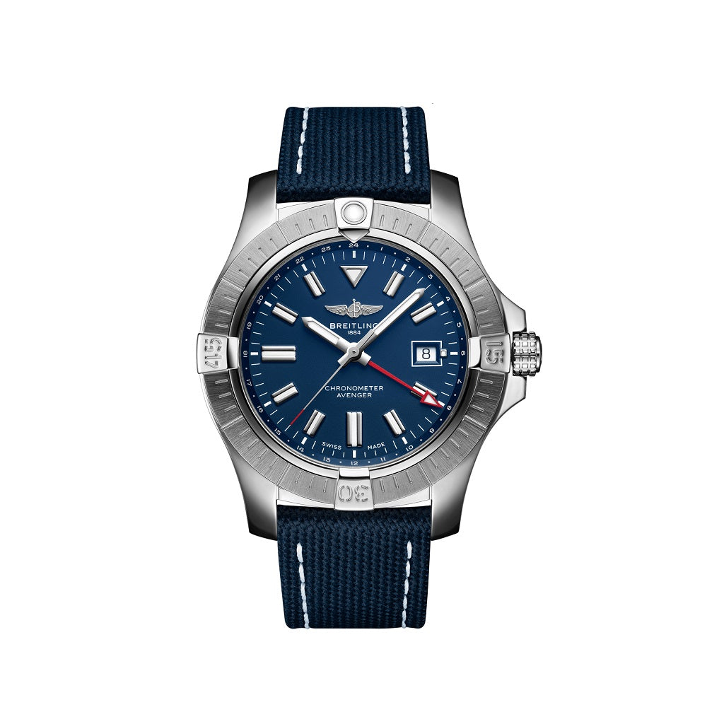 Breitling Avenger Automatic GMT 45,  Stainless Steel, Ref# A32395101C1X1, Unworn 2024