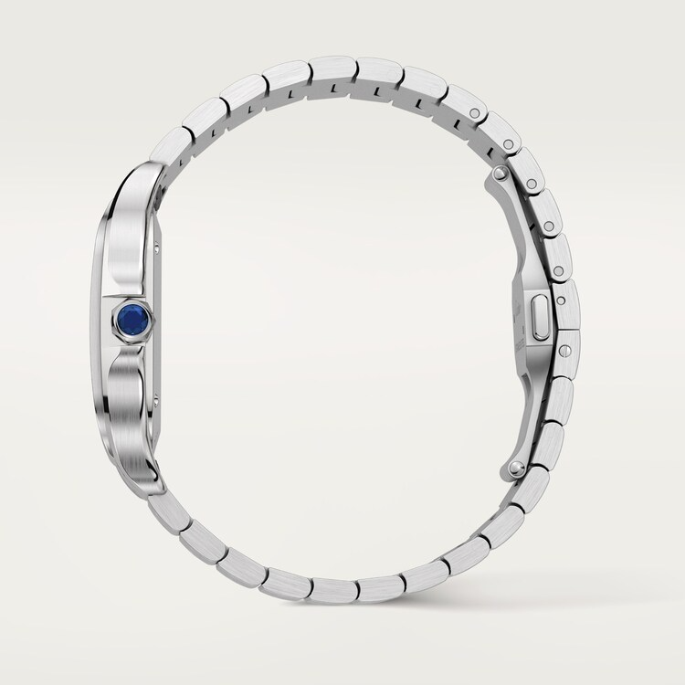 Unworn Cartier Santos de Cartier, Stainless Steel, 41.9mm x 35.1mm, Ref# WSSA0061, box and papers
