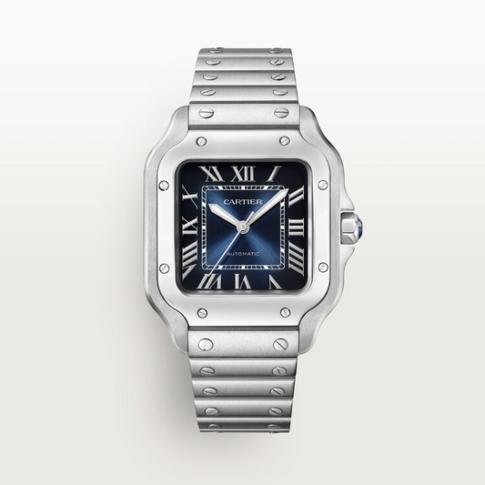 Unworn Cartier Santos de Cartier, Stainless Steel, 35.1mm, Ref# WSSA0063, box and papers