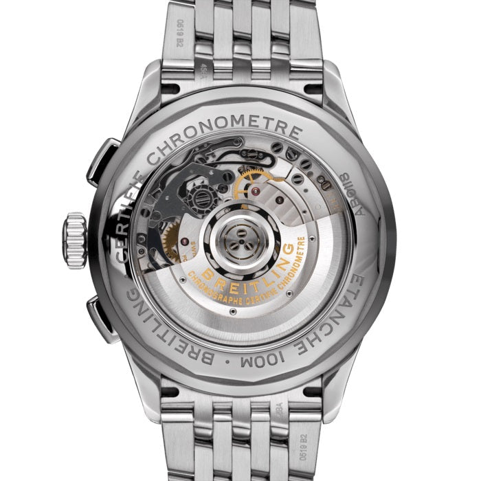 Breitling Premier B01 Chronograph 42 Stainless Steel Ref# AB0118221L1A1, box and papers