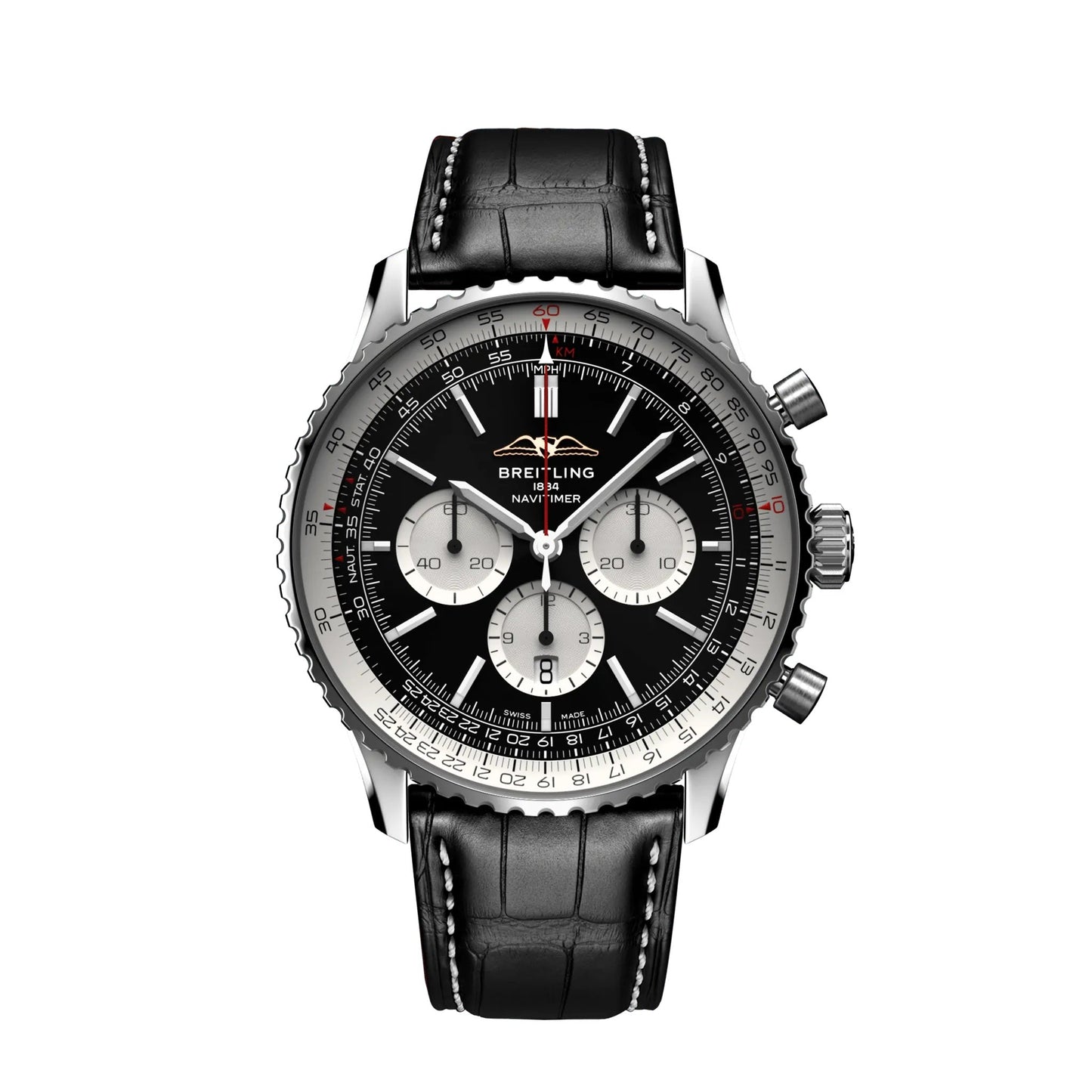 Breitling Navitimer B01 Chronograph 46, Stainless Steelm Ref# AB0137211B1P1, Unworn 2024