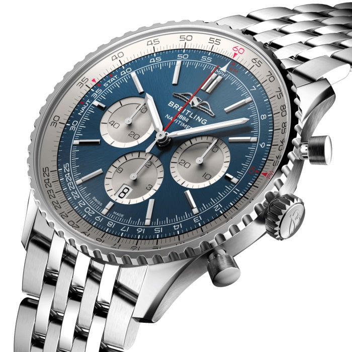 Breitling Navitimer B01 Chronograph 46, Stainless Steel, Ref# AB0137211C1A1, Unworn 2024