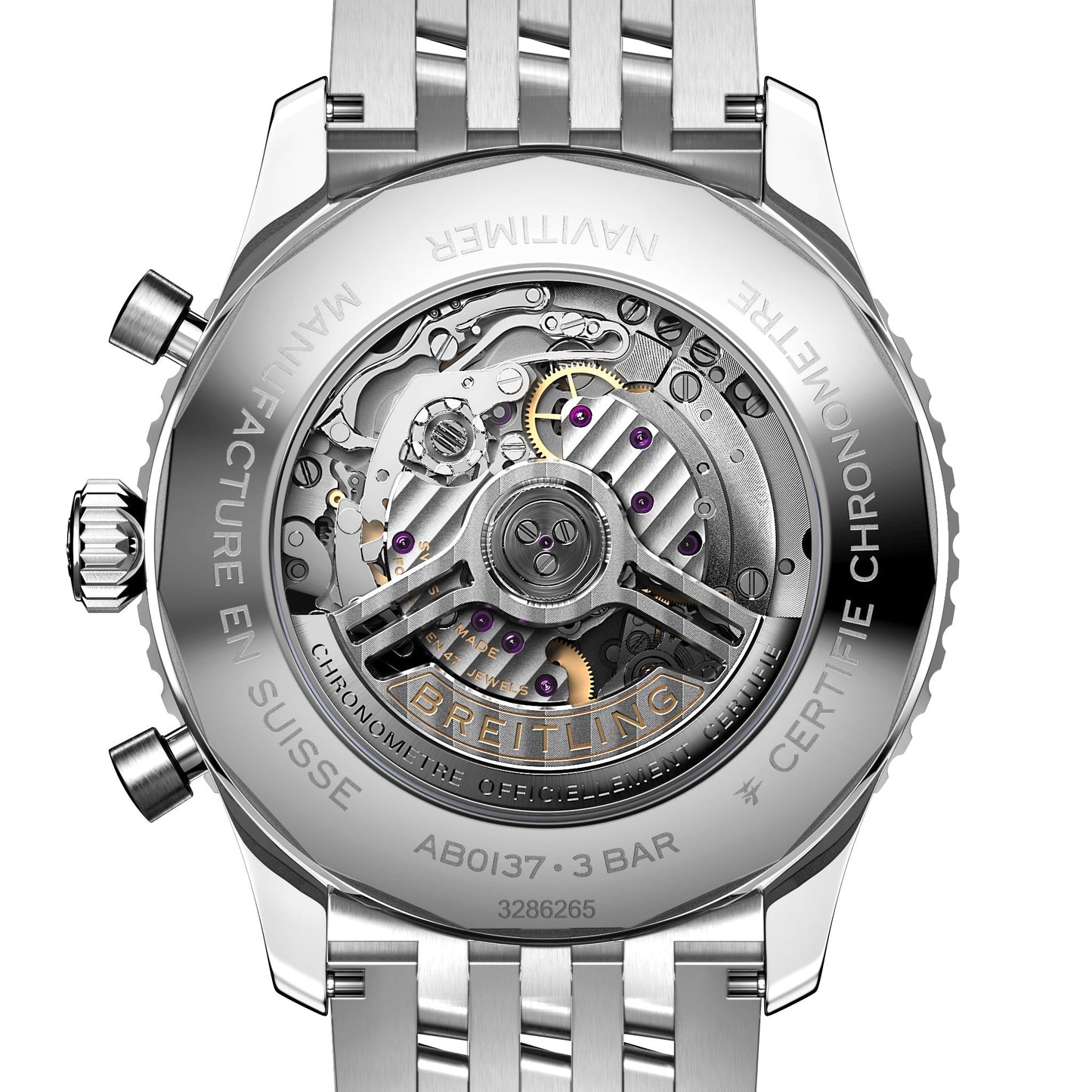 Breitling Navitimer B01 CHRONOGRAPH 46,  Stainless steel, Ref# AB0137241L1A1, Unworn 2024