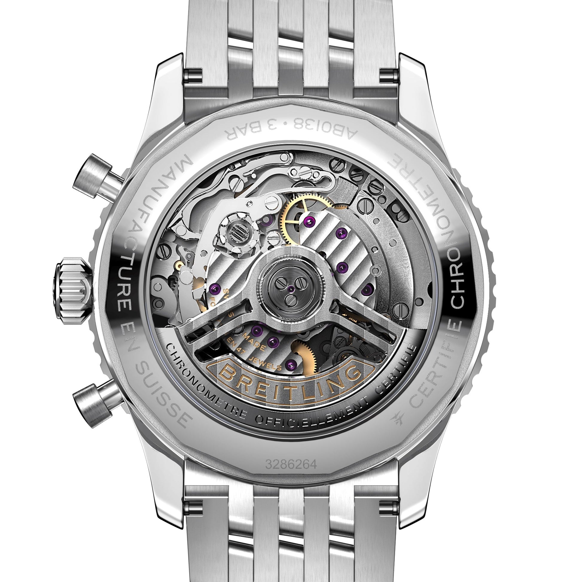 Breitling Navitimer B01 CHRONOGRAPH 43, Stainless steel, Ref# AB0138241C1A1,Unworn 2024