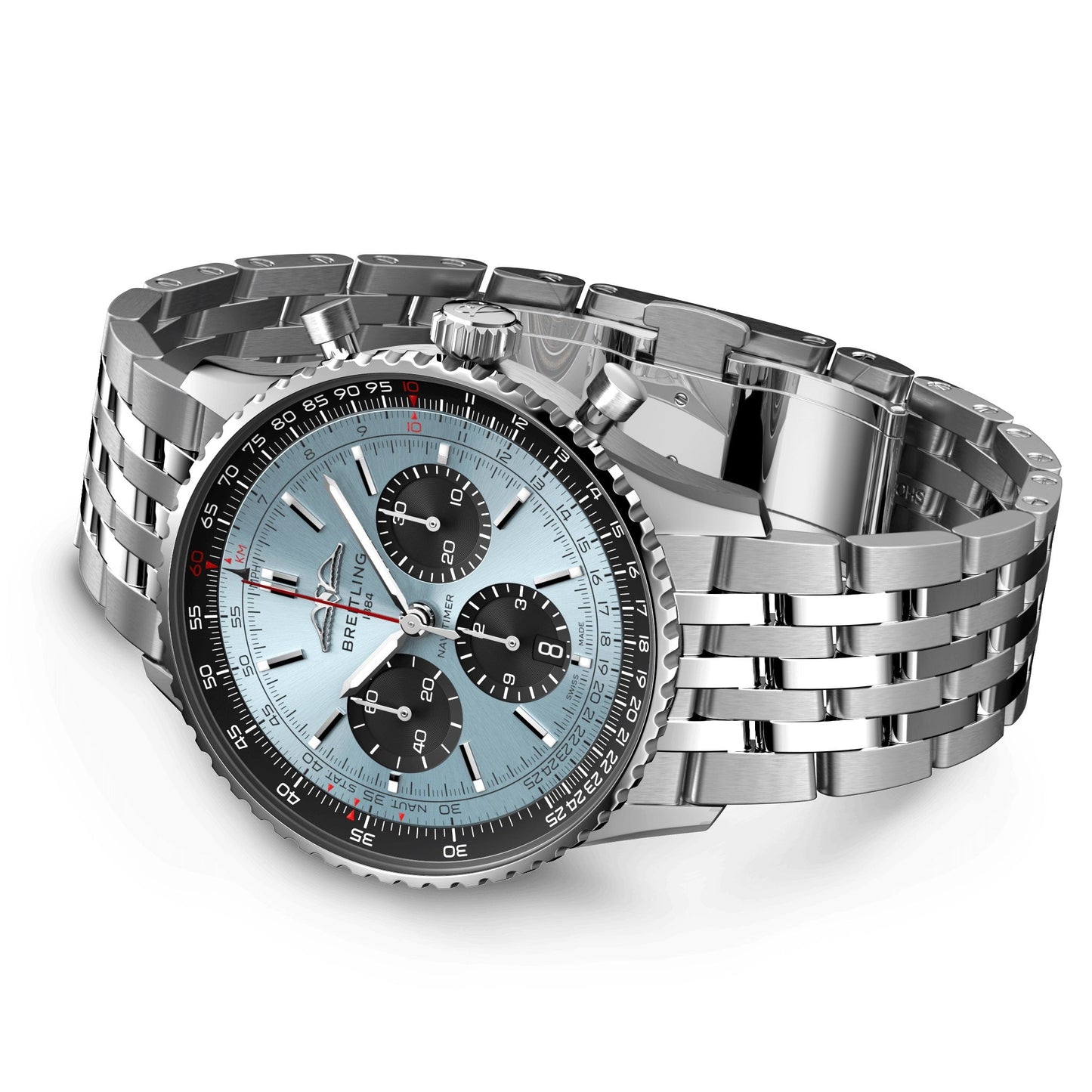 Breitling Navitimer B01 CHRONOGRAPH 43, Stainless steel, Ref# AB0138241C1A1,Unworn 2024