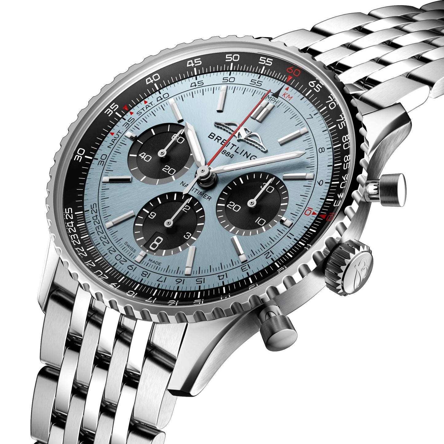 Breitling Navitimer B01 CHRONOGRAPH 43, Stainless steel, Ref# AB0138241C1A1,Unworn 2024